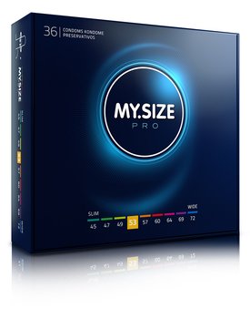 My.Size Pro, My.Size Pro Condoms, Prezerwatywy 53 mm, 36 szt. - My.Size Pro