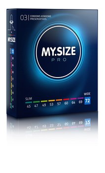 My.Size Pro, My.Size Pro Condoms, Prezerwatywy 72 mm, 3 szt. - My.Size Pro