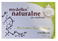 Mydełko naturalne ze srebrem 100g VINSVIN