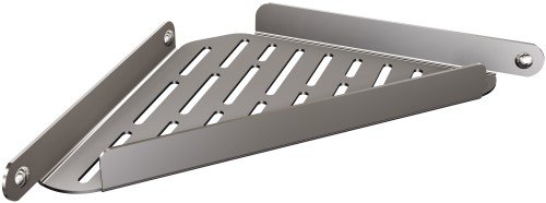 Mydelniczka ażurowa narożna ANDEX Technic 316SG stal nierdzewna polerowana