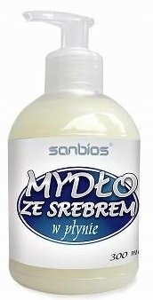 MYDŁO ZE SREBREM w płynie 300ml SANBIOS - Sanbios