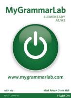 MyGrammarLab Elementary with Key and MyLab Pack - Hall Diane, Foley Mark