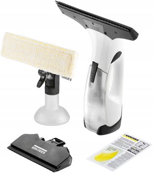 Myjka do okien KARCHER WV 2 Plus N - szeroka i wąska ssawka akumulatorowa 35 min pracy pad z mikrofibry spryskiwacz LED czyszczenie bez smug - Kärcher