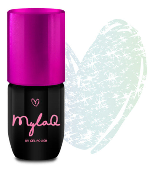 Zdjęcia - Lakier do paznokci Mylaq , Lakier Hybrydowy, M031 My Arielle Mist, 5 ml 