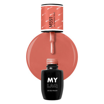 MylaQ, Lakier Hybrydowy, My Glamour Trend M591, 5ml - MYLAQ