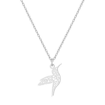 MYNESS Naszyjnik srebrny z kolibrem - Myness