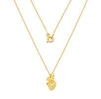 MYNESS Naszyjnik z ludzkim sercem 