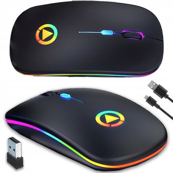 Mysz Bezprzewodowa Slim Lekka Cicha Bluetooth Rgb Bts-911C - LOGIT