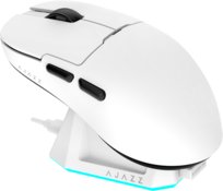 Mysz gamingowa bezprzewodowa  Ajazz  AJ159P MC -3 Mod-White-Pixart 3311 Charging Dock DXS