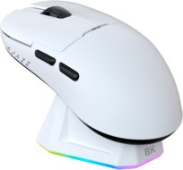 Mysz gamingowa bezprzewodowa Ajazz AJ159PRO -3 Mod-White-Pixart 3395-8K Charging Dock DXS