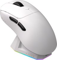 Mysz gamingowa bezprzewodowa  Ajazz  AJ179PRO -3 Mod-White-Pixart 3395-8K Charging Dock DXS