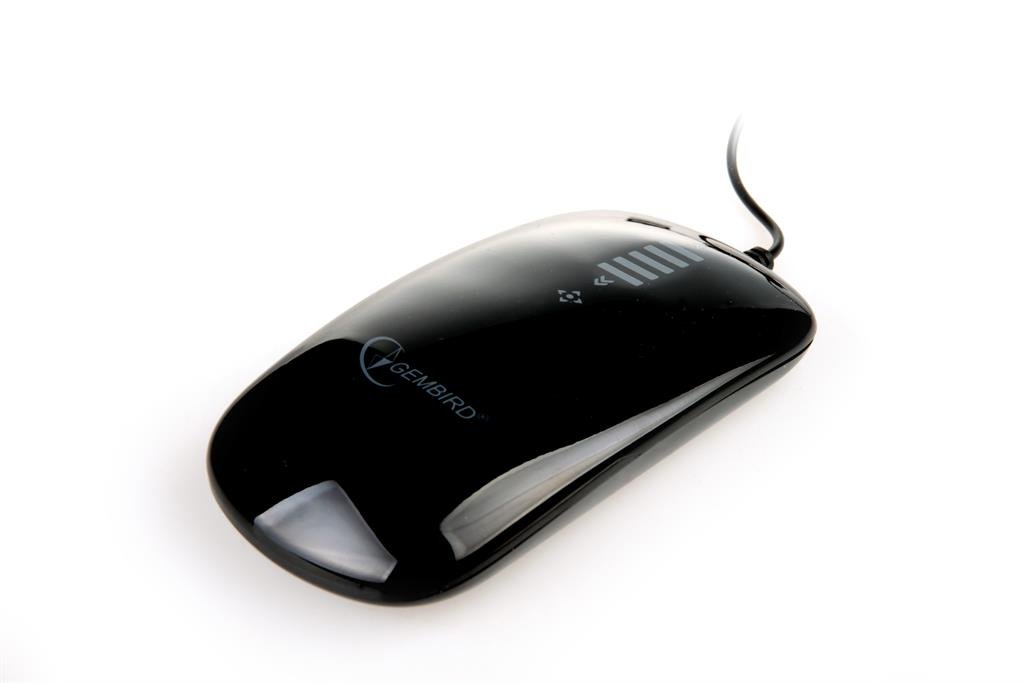 Zdjęcia - Myszka Gembird Mysz  Phoenix z dotykowym scrollem USB czarna 