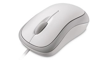 Mysz, Microsoft, Basic Optical Mouse, biała - Microsoft