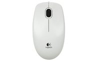 Mysz optyczna LOGITECH B100 OEM, 910-003360, biała Logitech