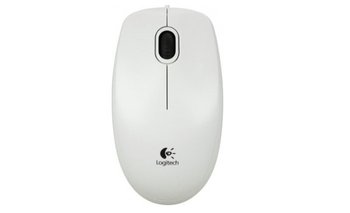 Mysz optyczna LOGITECH B100 OEM, 910-003360, biała - Logitech