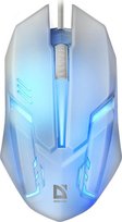 Mysz przewodowa, Defender, Cyber MB-560L, 1200DPI 3P, biała, 52561 Defender
