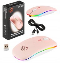 MYSZKA BEZPRZEWODOWA DO SMART TV BIURA OPTYCZNA LED RGB SLIM + BLUETOOTH 5 Onikuma