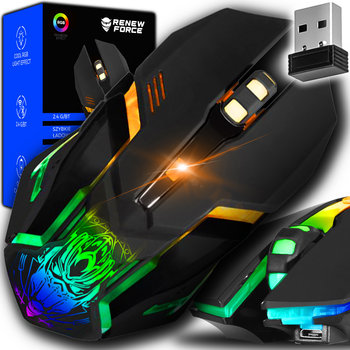 Myszka Gamingowa Mysz Dla Graczy Bezprzewodowa LED 6 Przycisków 3200dpi BM-150 - Inny producent