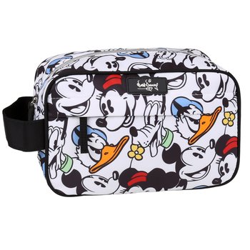 Myszka Mickey Disney, Biała kosmetyczka, duża, pojemna 24x15x11cm, Uniwersalna - Disney