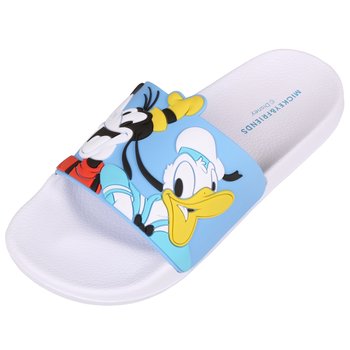 Myszka Mickey Disney Klapki gumowe damskie, niebieskie, białe - Disney