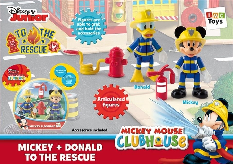 Zdjęcia - Figurka / zabawka transformująca IMC Toys Myszka Miki i Przyjaciele, Miki i Donald Na ratunek, zestaw 