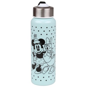 Myszka Minnie Daisy Disney Plastikowa Butelka/Bidon, Miętowa W Groszki 650Ml 650 Ml - sarcia.eu