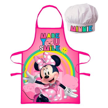 Myszka Minnie Mickey Disney Fartuszek + Czapka Kucharska Zestaw Dziecięcy  G24 - Javoli