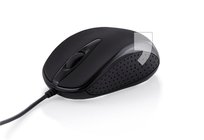 Myszka przewodowa do komputera do laptopa USB optyczna MODECOM MC-M4 czarna