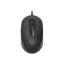 Myszka przewodowa ZOY ZMS08 czarna biurowa USB Uniwersalna