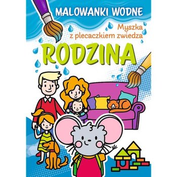 Myszka z plecaczkiem zwiedza. Kolorowanki wodne. Rodzina 09697 Trefl - Trefl