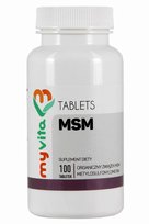 MyVita, MSM organiczny związek siarki 500 mg, 100 tabletek 