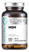 MyVita, Silver, suplement diety MSM, 120 kapsułek 600ml