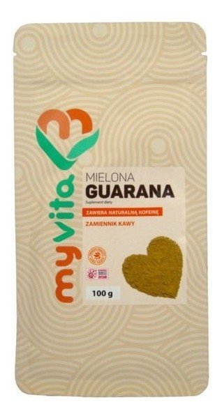 Фото - Вітаміни й мінерали MyVita, suplement diety Guarana, 100 g