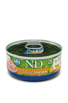N&D Cat Konserwa Natural Kurczak 70G - Farmina