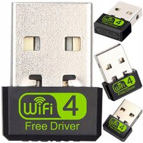 N150 KARTA SIECIOWA WiFi Z BLUETOOTH 4.2 ADAPTER 150mbps USB 2.4GHz Lewer