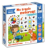 Na tropie zwierząt. Smart Bingo, gra edukacyjna, Kapitan Nauka
