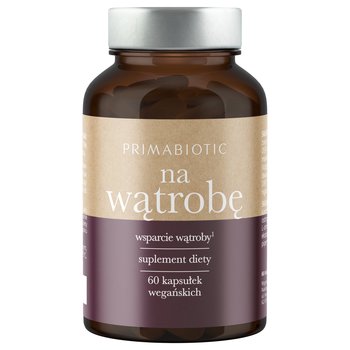 NA WĄTROBĘ PRIMABIOTIC 60 kaps. Karczoch Ostropest Plamisty Cholina Jelita - PRIMABIOTIC