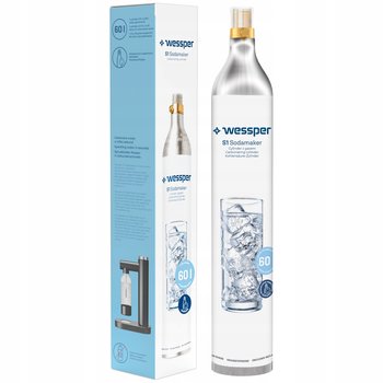 Nabój Wessper butla CO2 cylidner wody gazowanej wkład do saturatora do 60L - Wessper