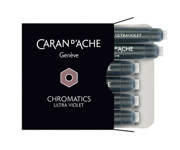 naboje caran d'ache chromatics ultra violet, 6szt., fioletowe - CARAN D'ACHE