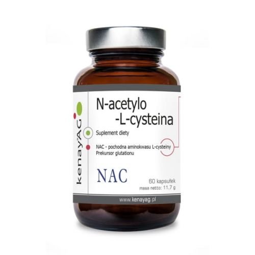Фото - Вітаміни й мінерали NAC N-acetylo-L-cysteina 150mg Suplement diety, 60 kaps. kenayAG