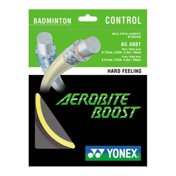 Naciąg Do Badmintona Hybrydowy Yonex Bg Aerobite Boost Szaro/Żółty - Yonex