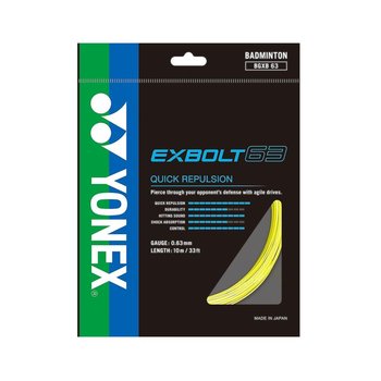 Naciąg Do Badmintona Yonex Exbolt 63 Yellow 10 M - Yonex