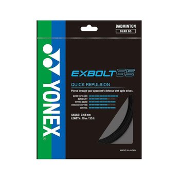 Naciąg Do Badmintona Yonex Exbolt 65 Black 10 M - Yonex