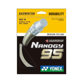 Naciąg Do Badmintona Yonex Nanogy 95 Silver 10 M - Yonex