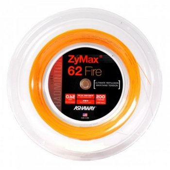 Naciąg do badmintona ZyMax 66 Fire - rolka ASHAWAY Pomarańczowy - Inna marka