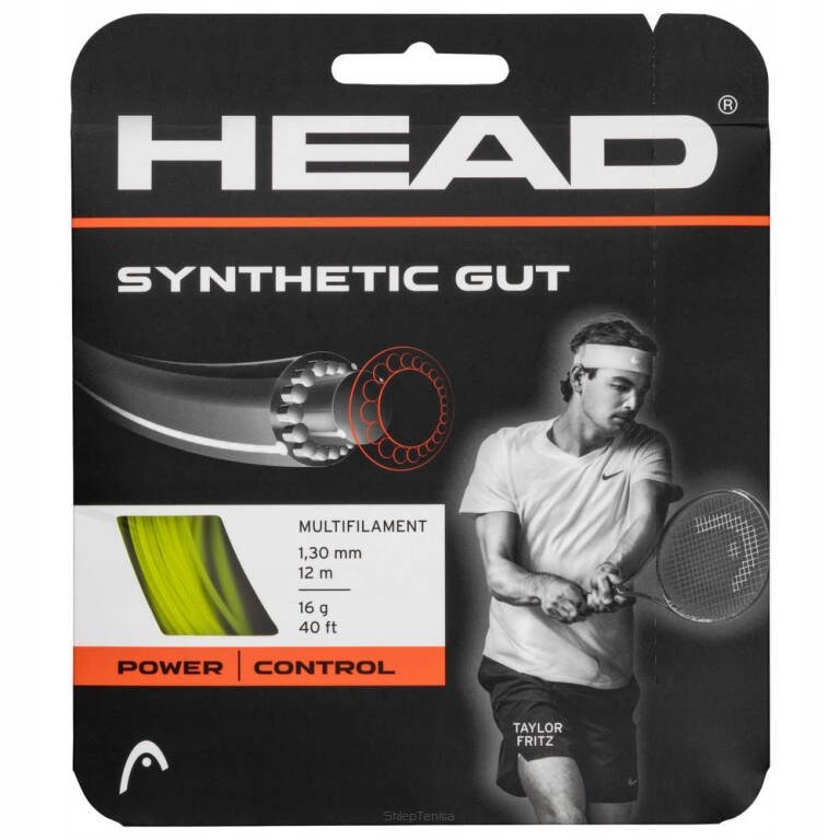 Zdjęcia - Akcesoria do tenisa i squasha Head Naciąg Tenisowy  Synthetic Gut 1.25 Żółty 