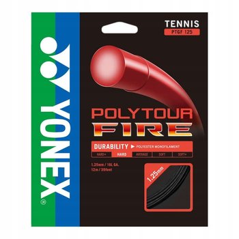 Naciąg Tenisowy Yonex Poly Tour Fire 12M 1.25 Czarny - Yonex