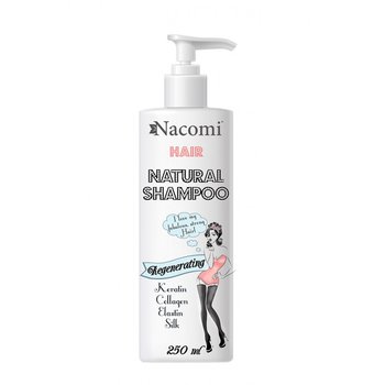 Nacomi, Hair Natural Shampoo, odżywczo-regenerujący szampon do włosów, 250 ml - Nacomi