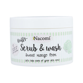 Nacomi, Scrub&Wash, pianka peelingująco-myjąca Mango, 180 ml - Nacomi