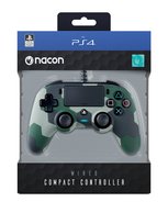NACON PS4 Pad przewodowy Compact Camo Zielony